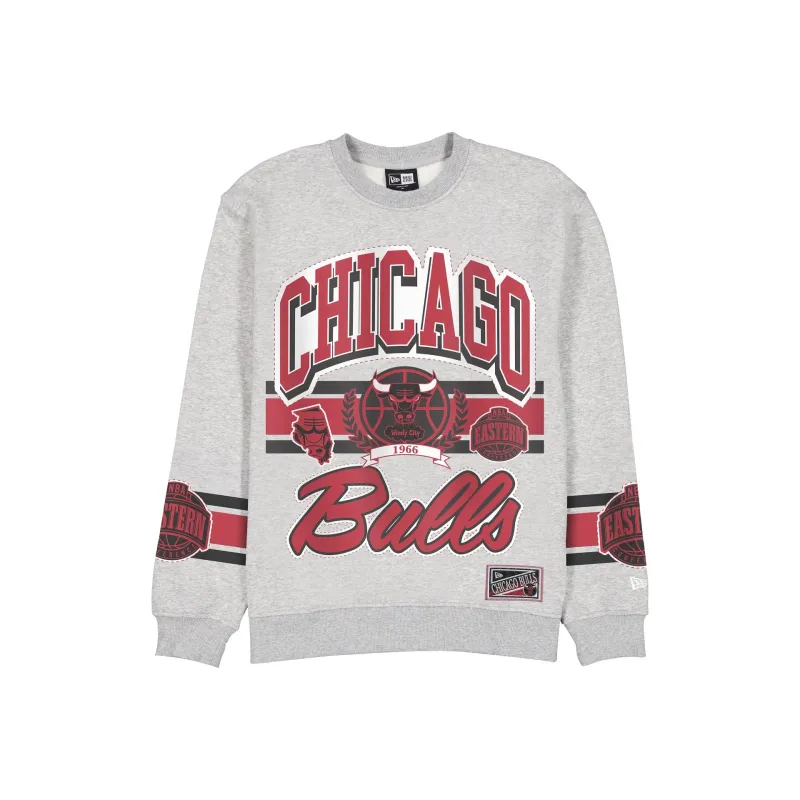 Chicago Bulls Sport Classics Vintage Gray Crewneck sold by New Era