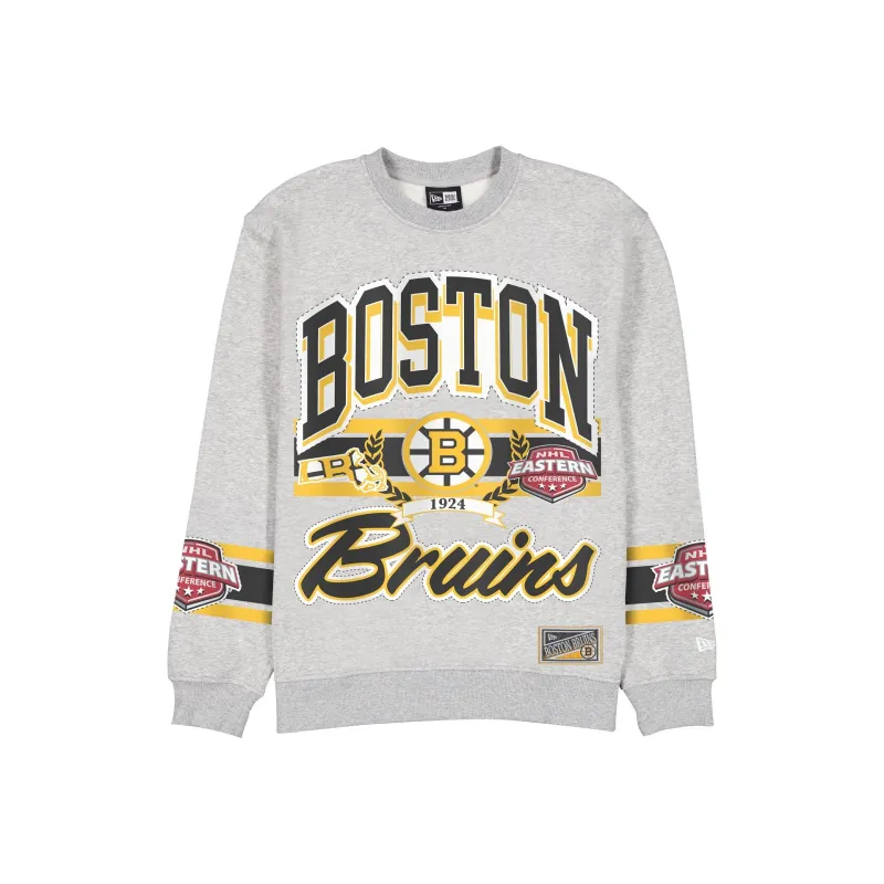 Boston Bruins Sport Classics Vintage Gray Crewneck sold by New Era