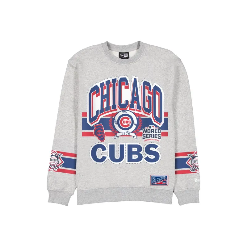 Chicago Cubs Sport Classics Vintage Gray Crewneck sold by New Era