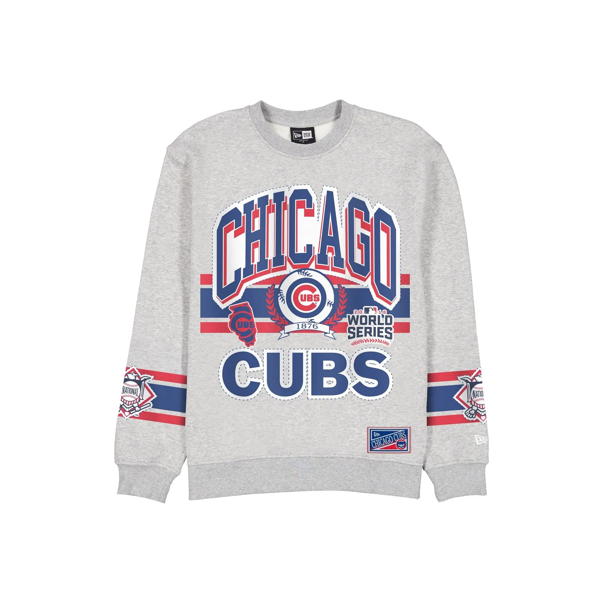Chicago Cubs Sport Classics Vintage Gray Crewneck sold by New Era