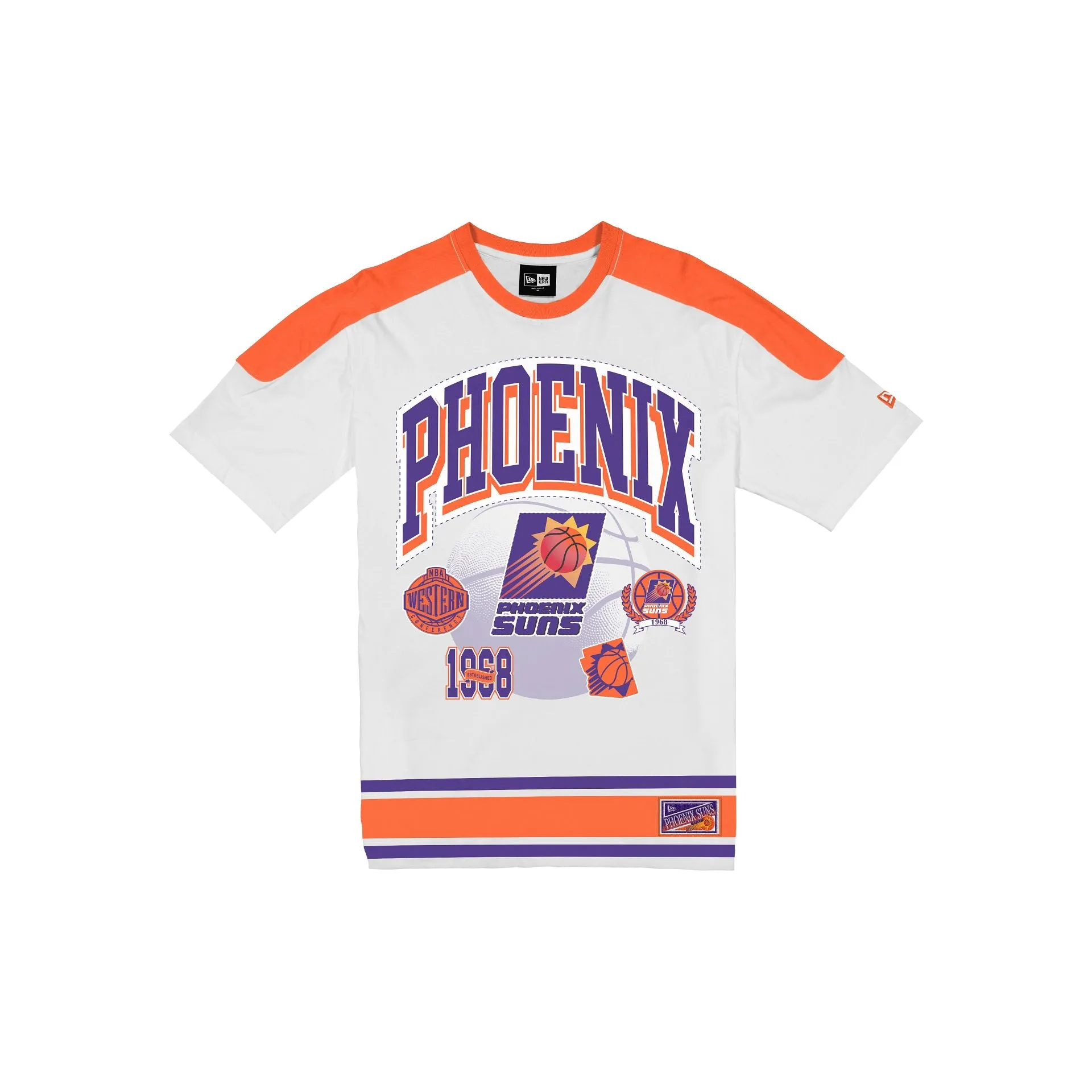 Phoenix Suns Sport Classics Vintage White T-Shirt sold by New Era