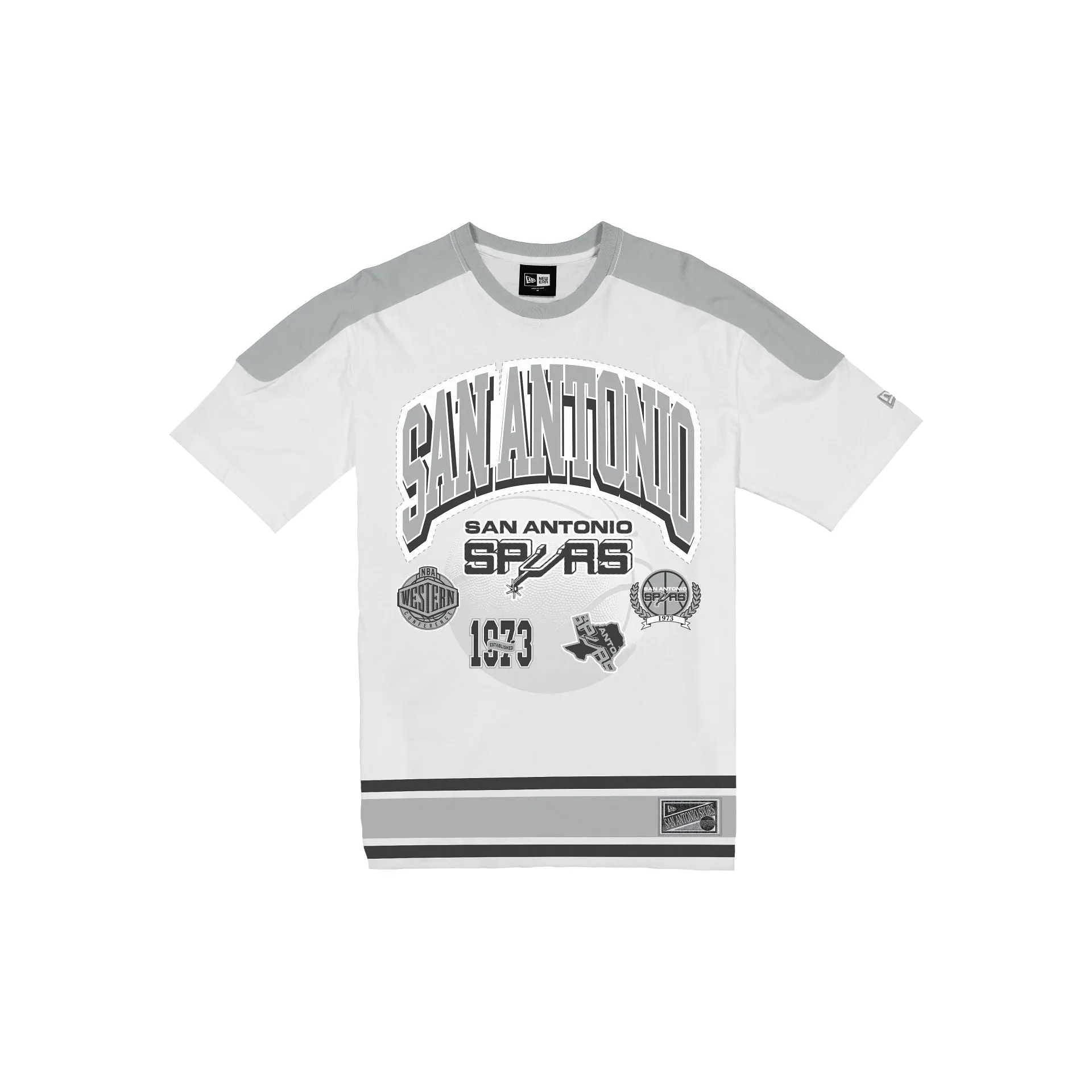 San Antonio Spurs Sport Classics Vintage White T-Shirt sold by New Era