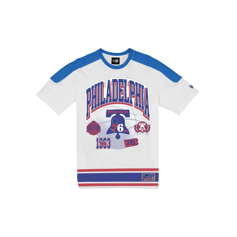 Philadelphia 76ers Sport Classics Vintage White T-Shirt sold by New Era