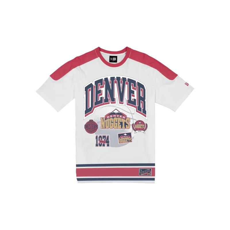 Denver Nuggets Sport Classics Vintage White T-Shirt sold by New Era