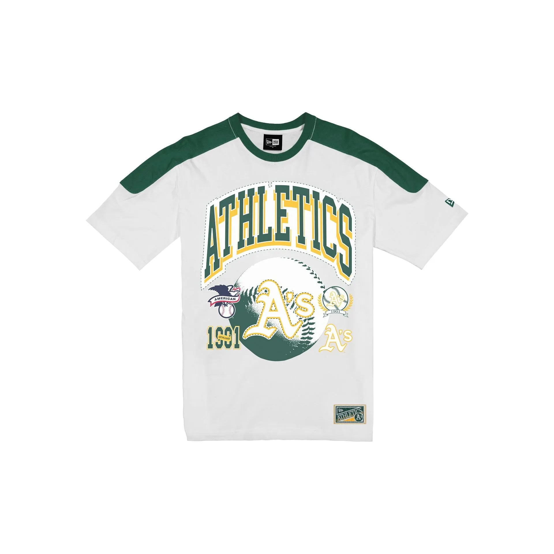 Athletics Sport Classics Vintage World Series Champions T-Shirt sold by New Era