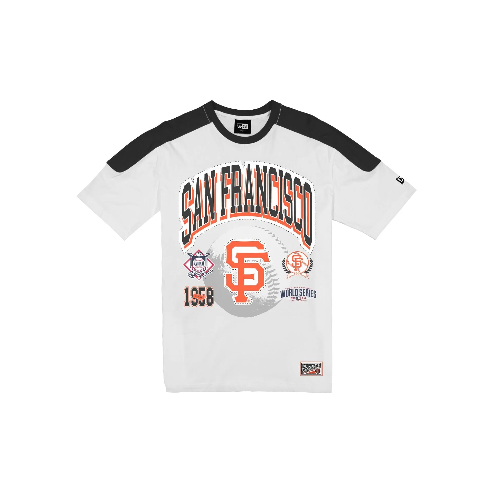 San Francisco Giants Sport Classics Vintage World Series Champions T-Shirt sold by New Era
