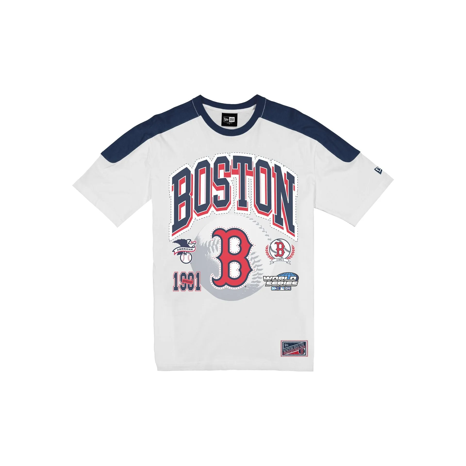 Boston Red Sox Sport Classics Vintage World Series Champions T-Shirt sold by New Era