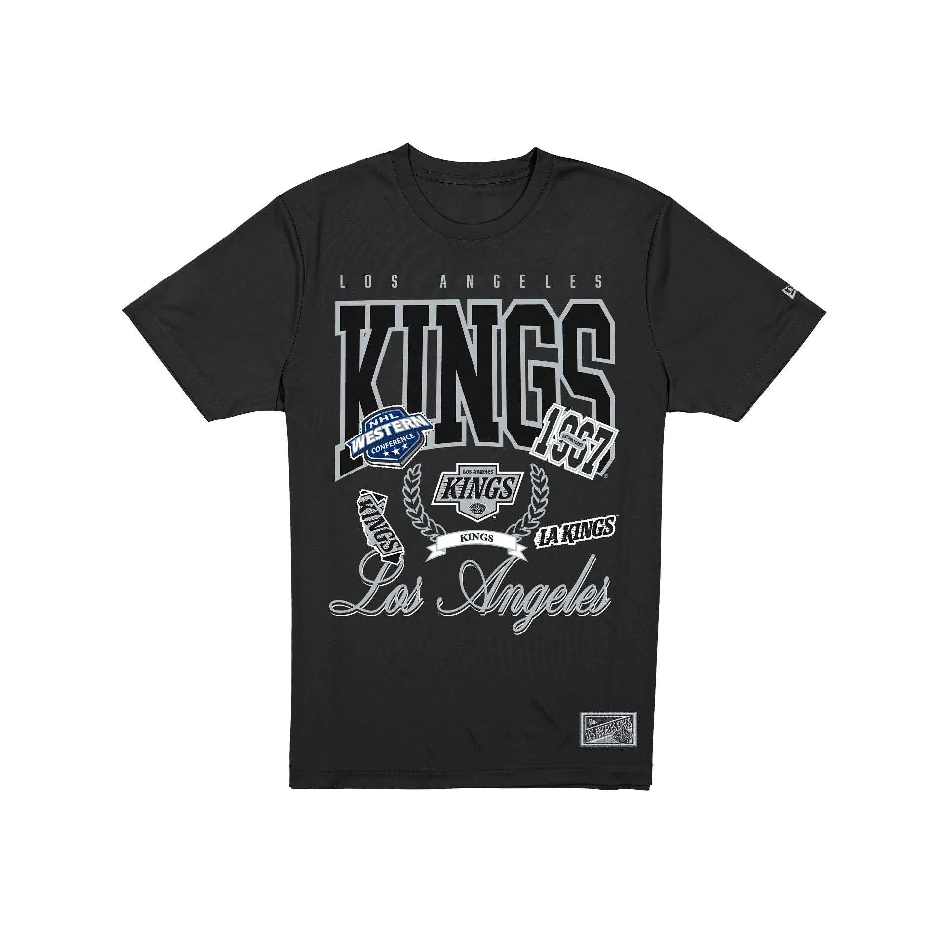 Los Angeles Kings Sport Classics Vintage Black T-Shirt sold by New Era