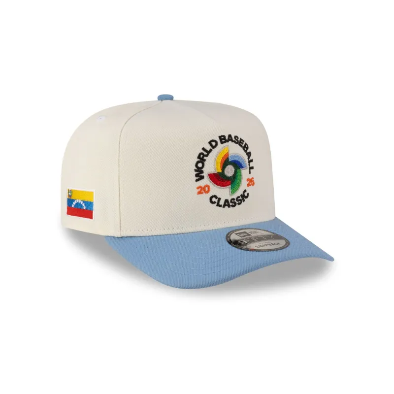 Venezuela 2026 World Baseball Classic Chrome White 9FIFTY A-Frame Snapback Hat made by New Era