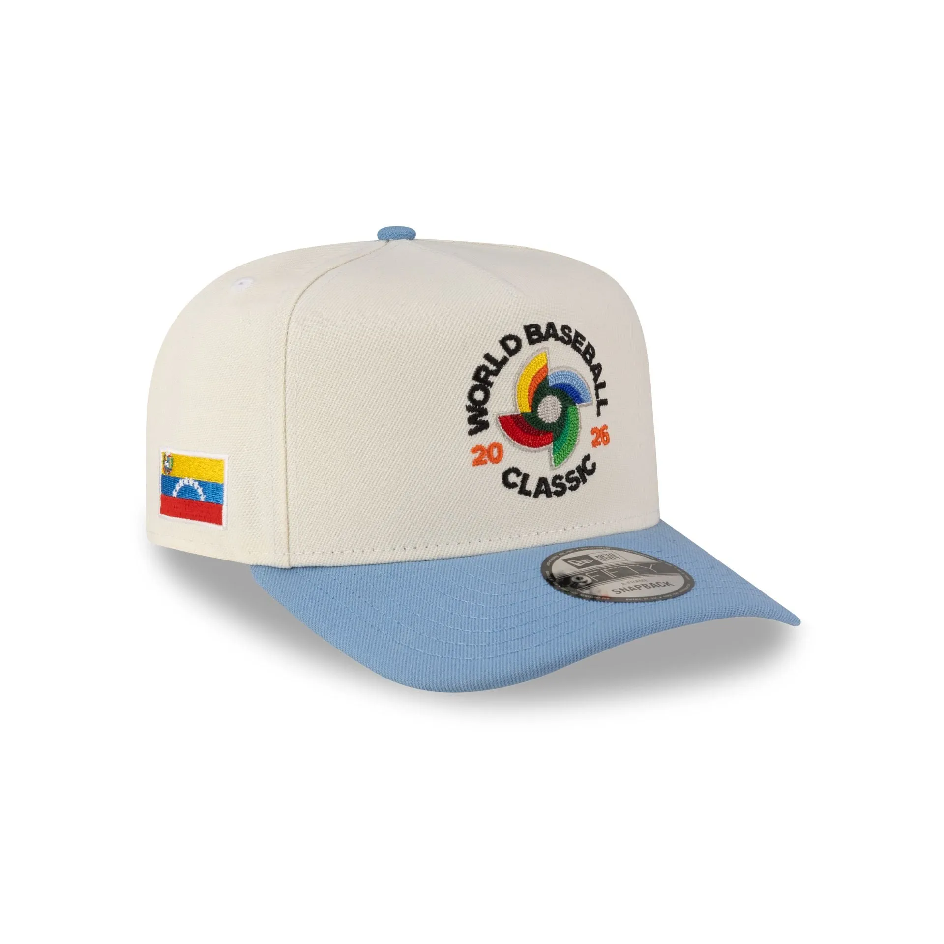 Venezuela 2026 World Baseball Classic Chrome White 9FIFTY A-Frame Snapback Hat sold by New Era