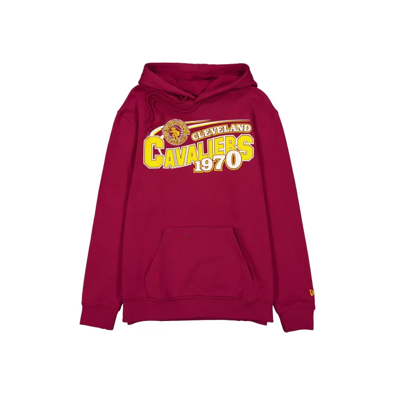 Cleveland Cavaliers Retro Red Hoodie sold by New Era