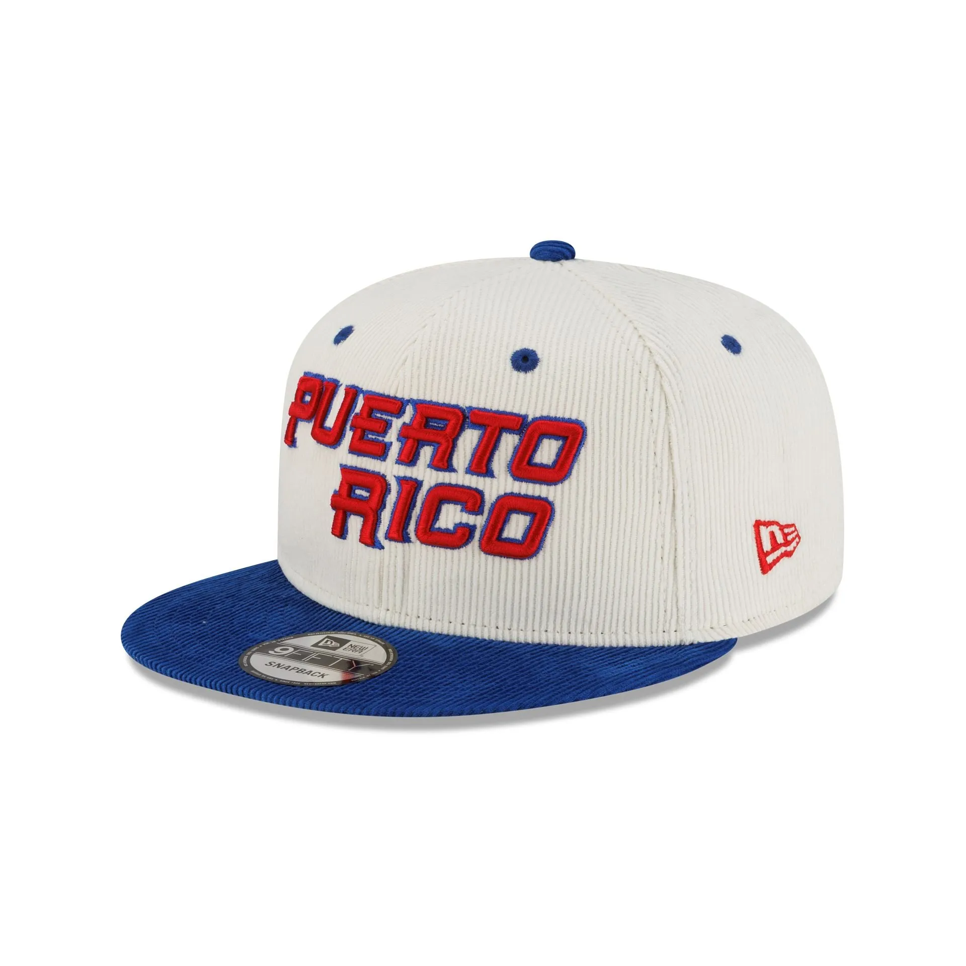 Puerto Rico 2026 World Baseball Classic Corduroy 9FIFTY Snapback Hat sold by New Era product image thumbnail 3