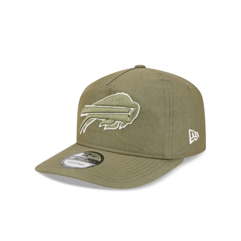 Buffalo Bills Olive Green Nylon 19TWENTY Adjustable Hat sold by New Era