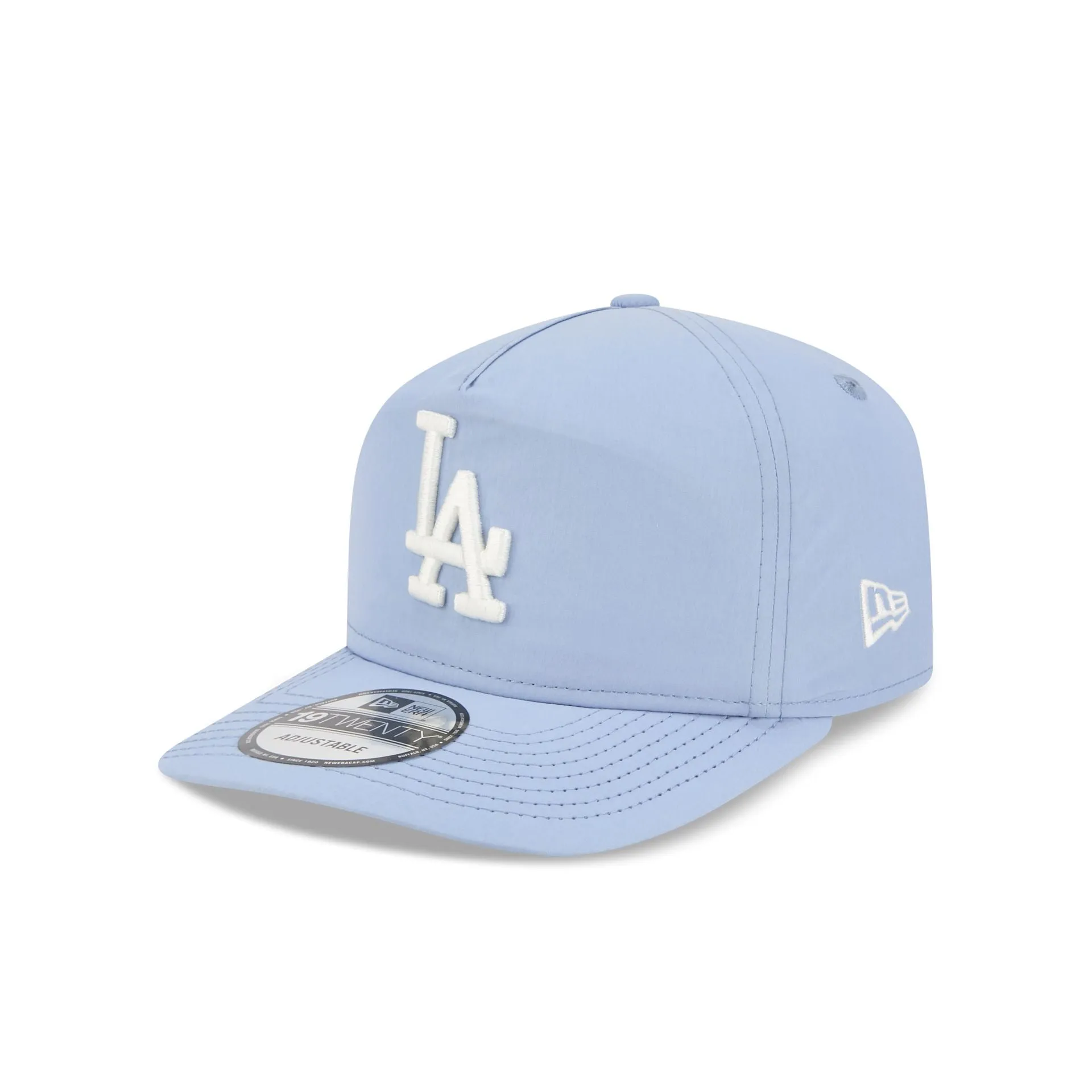 Los Angeles Dodgers Light Blue Nylon 19TWENTY Adjustable Hat sold by New Era