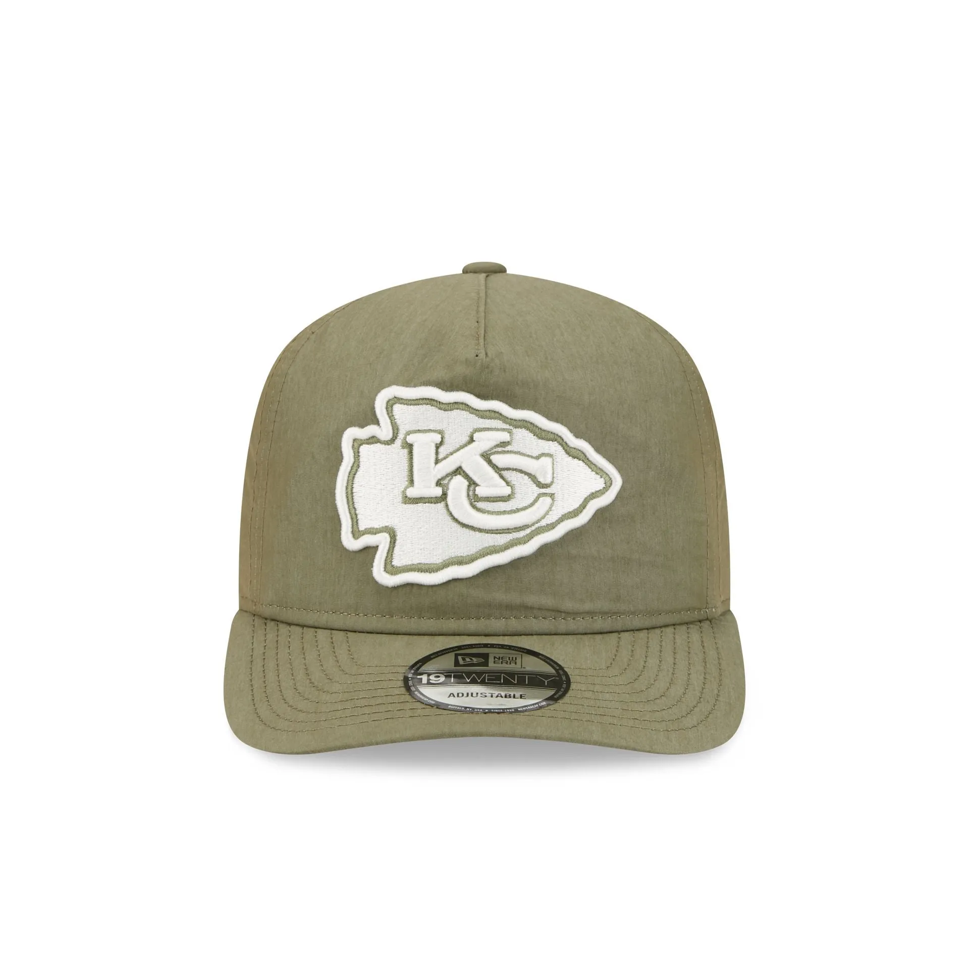 Kansas City Chiefs Olive Green Nylon 19TWENTY Adjustable Hat sold by New Era product image thumbnail 2