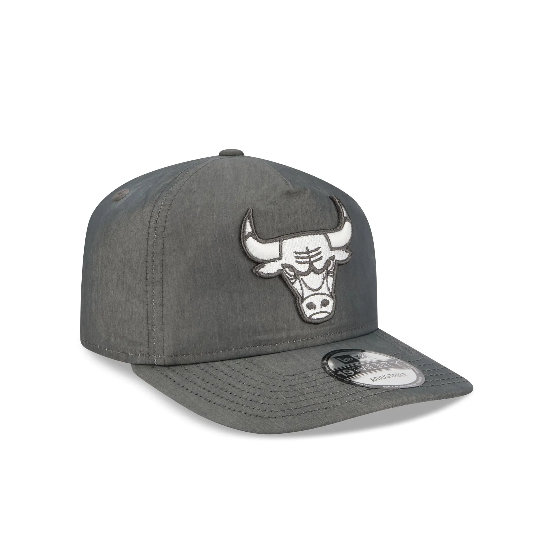 Chicago Bulls Heather Gray Nylon 19TWENTY Adjustable Hat sold by New Era product image thumbnail 3