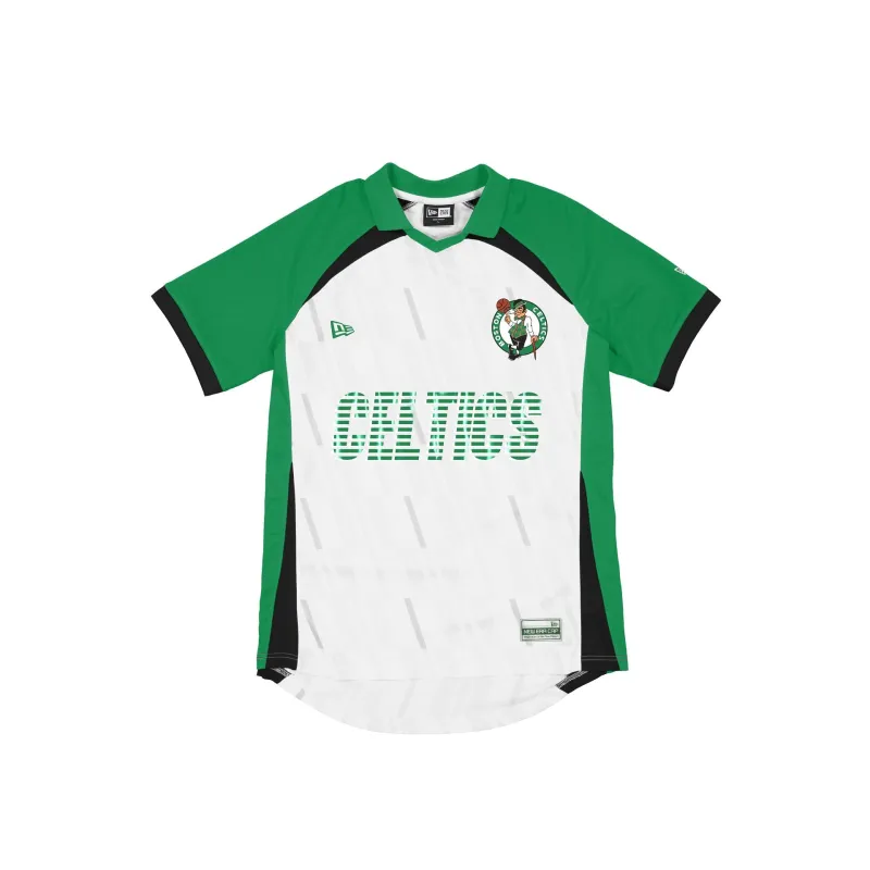 Boston Celtics Match Day White Polo made by New Era