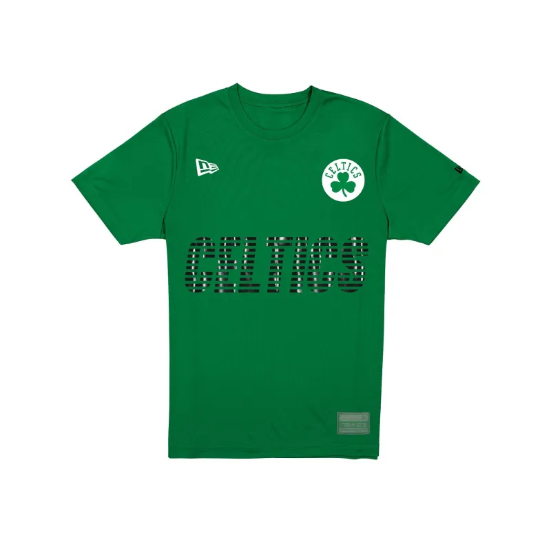 Boston Celtics Match Day Green T-Shirt made by New Era