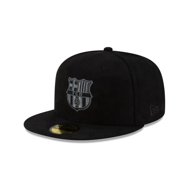 FC Barcelona Més Que Un Club Black 59FIFTY Fitted Hat made by New Era