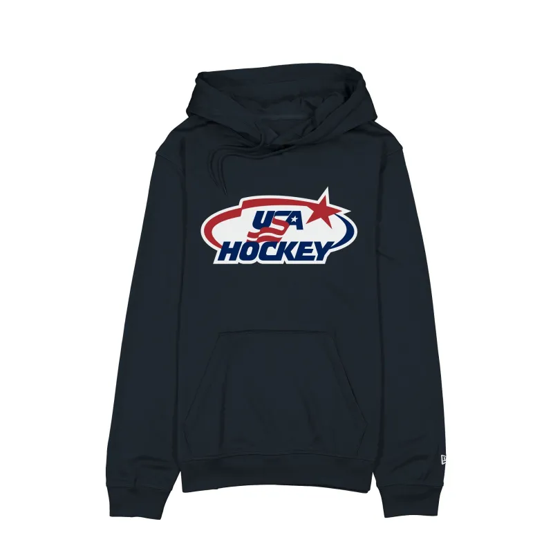 USA Hockey Player Navy Hoodie sold by New Era