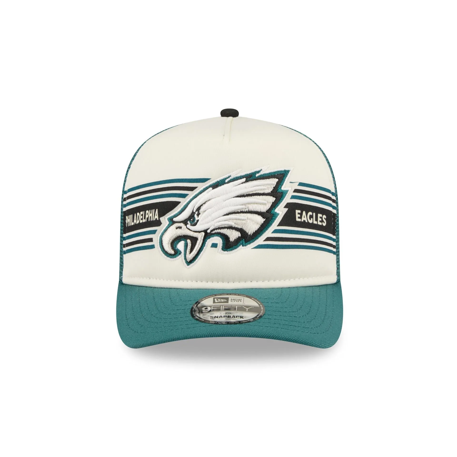 Philadelphia Eagles Banner 9FIFTY A-Frame Trucker Hat sold by New Era product image thumbnail 2