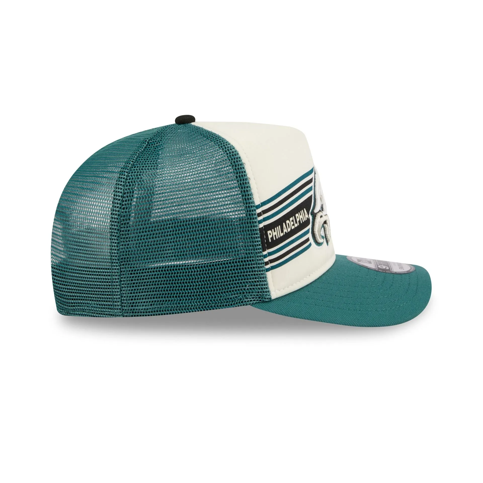 Philadelphia Eagles Banner 9FIFTY A-Frame Trucker Hat sold by New Era product image thumbnail 4