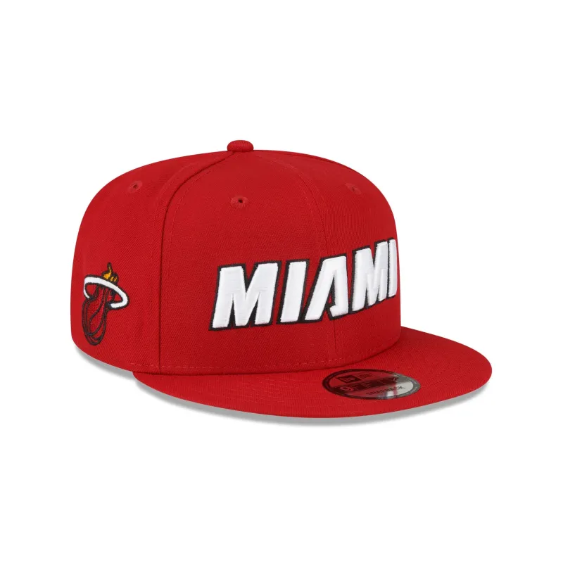 Miami Heat 2025 Statement Edition 9FIFTY Snapback Hat made by New Era