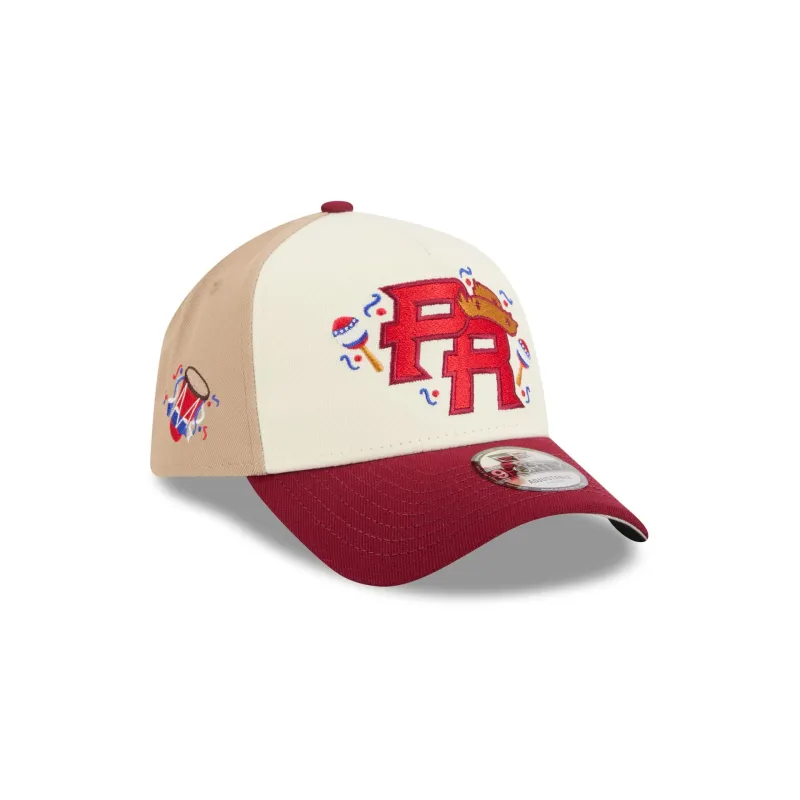 Puerto Rico Jíbaro Music 9FORTY A-Frame Snapback Hat made by New Era