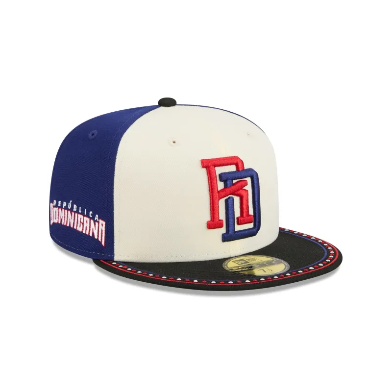 Dominican Republic Two-Tone Navy 59FIFTY Fitted Hat sold by New Era
