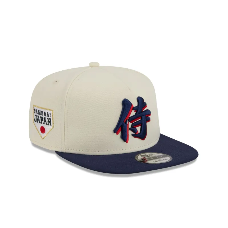 Japan Samurai Chrome 9FIFTY A-Frame Snapback Hat made by New Era
