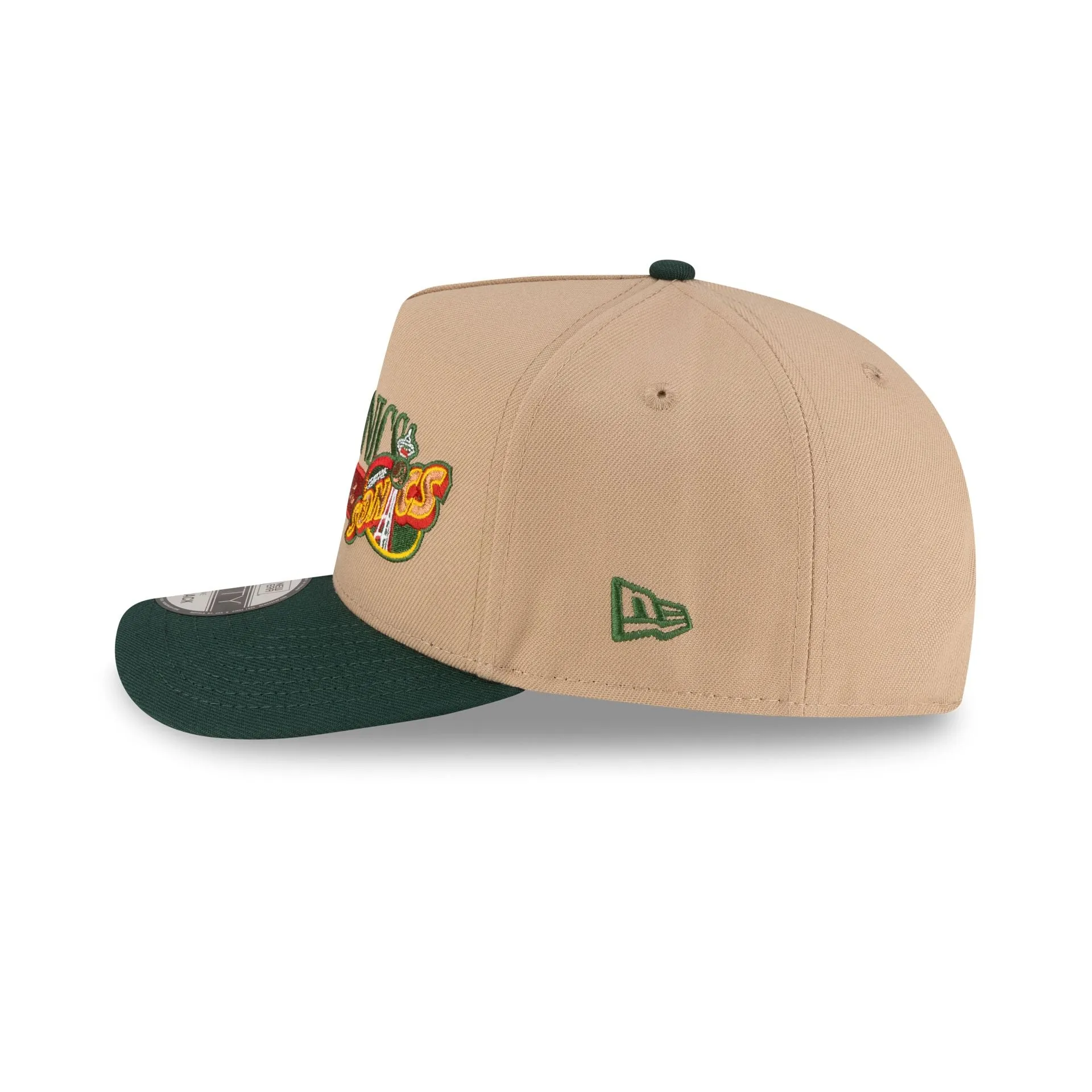 Seattle SuperSonics 1995-2001 Hardwood Classics Liner Camel 9FIFTY A-Frame Snapback Hat sold by New Era product image thumbnail 5