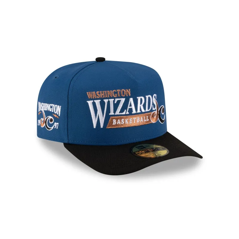 Washington Wizards 1997-2011 Hardwood Classics Liner 59FIFTY A-Frame Fitted Hat made by New Era