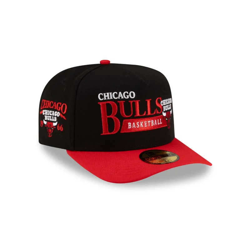 Chicago Bulls 1966-Present Hardwood Classics Liner 59FIFTY A-Frame Fitted Hat made by New Era