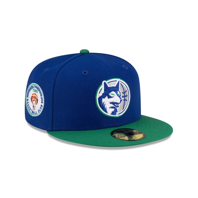 Minnesota Timberwolves 1989-1996 Hardwood Classics Express 59FIFTY Fitted Hat made by New Era