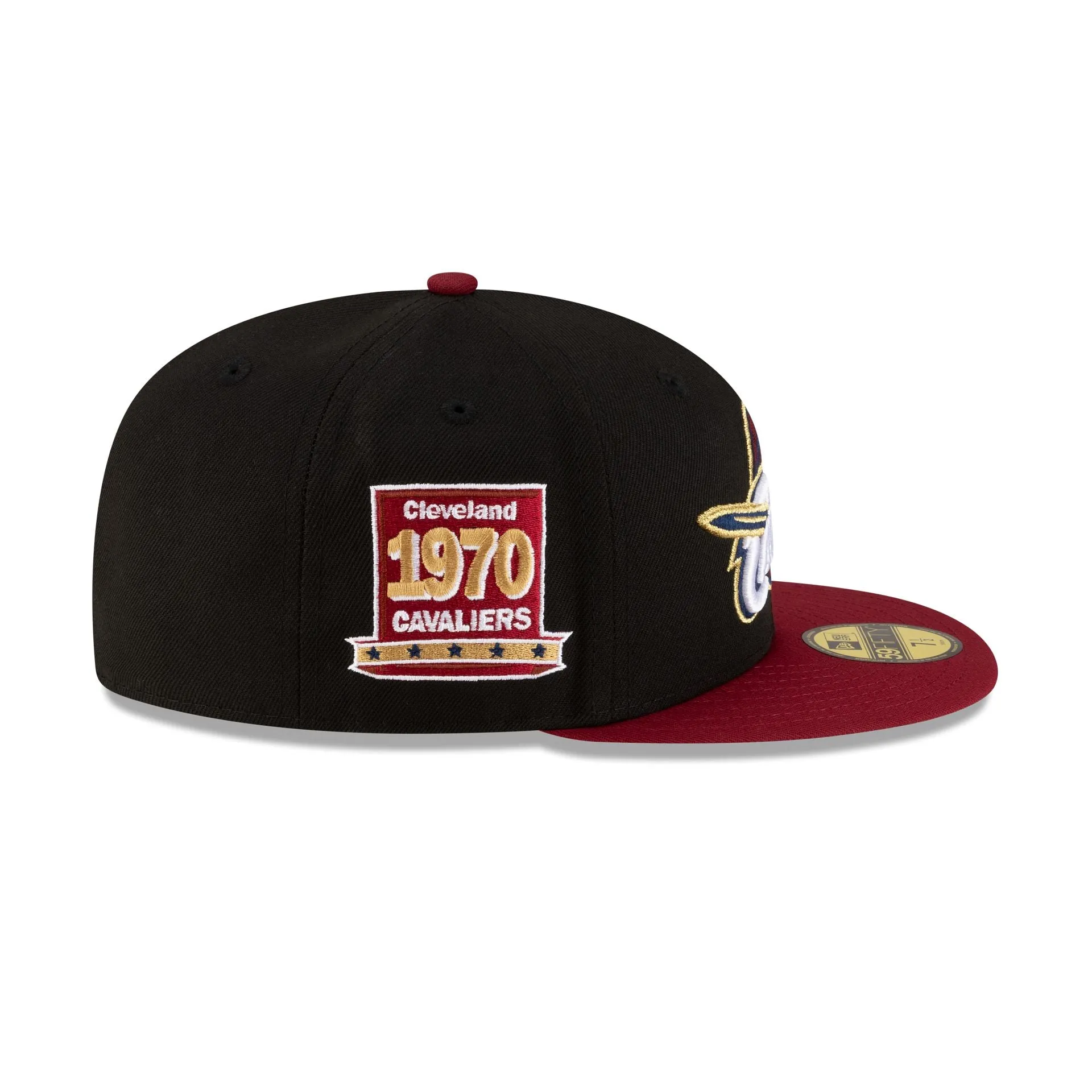 Cleveland Cavaliers 2010-2017 Hardwood Classics Black 59FIFTY Fitted Hat sold by New Era product image thumbnail 4