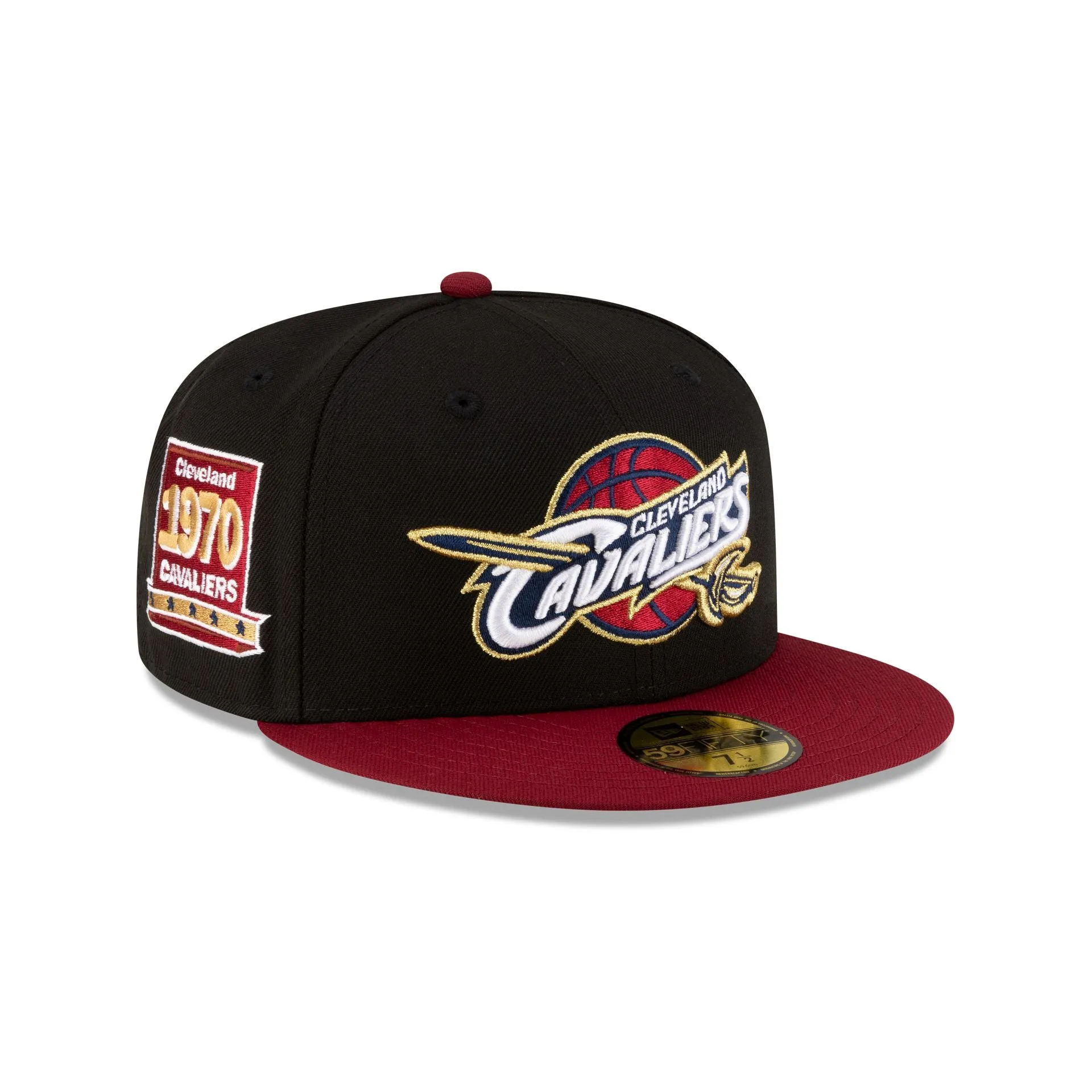 Cleveland Cavaliers 2010-2017 Hardwood Classics Black 59FIFTY Fitted Hat sold by New Era