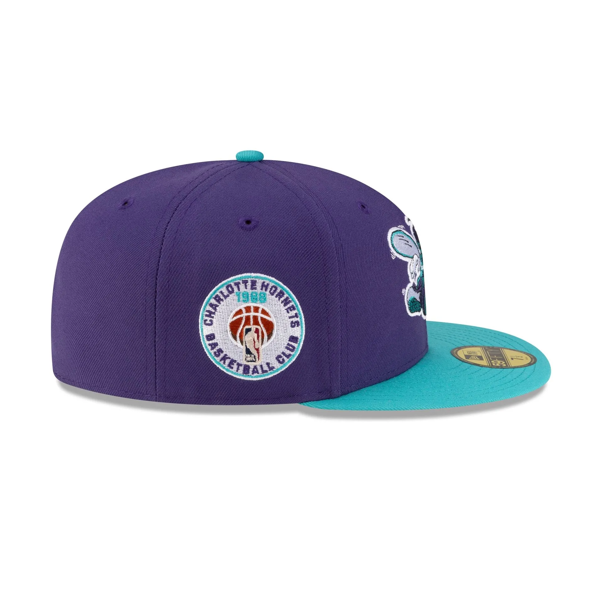 Charlotte Hornets 1988-2002 Hardwood Classics Express 59FIFTY Fitted Hat sold by New Era product image thumbnail 4