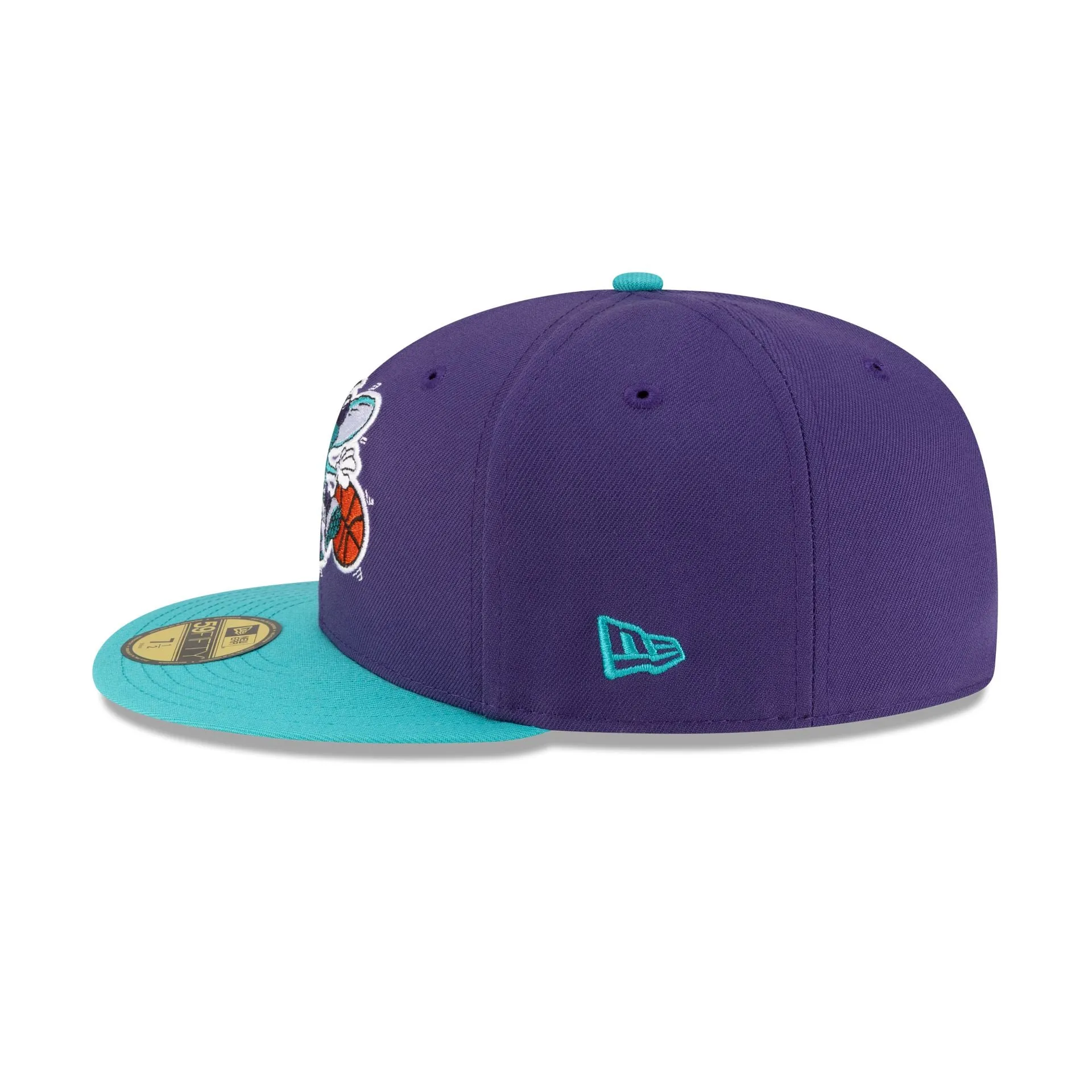 Charlotte Hornets 1988-2002 Hardwood Classics Express 59FIFTY Fitted Hat sold by New Era product image thumbnail 5