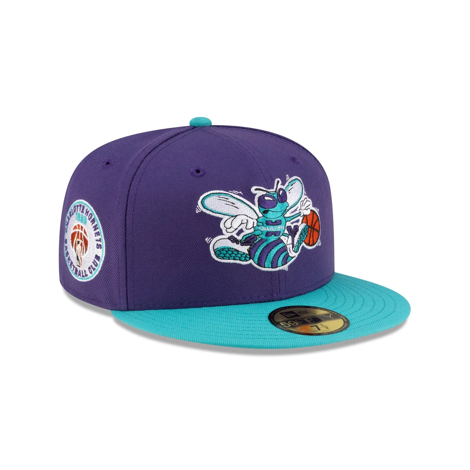 Charlotte Hornets 1988-2002 Hardwood Classics Express 59FIFTY Fitted Hat sold by New Era