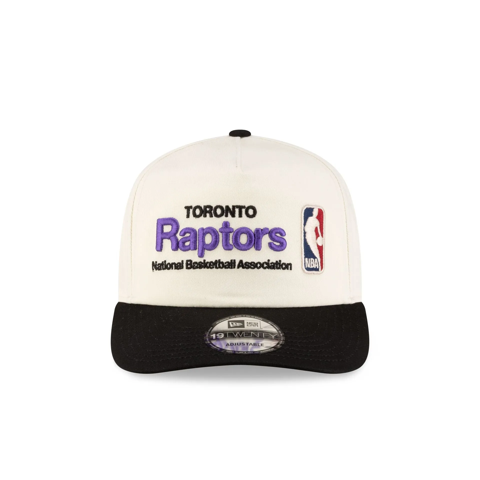 Toronto Raptors 1995-2008 Hardwood Classics Sign Stack Chrome White 19TWENTY Adjustable Hat sold by New Era product image thumbnail 2