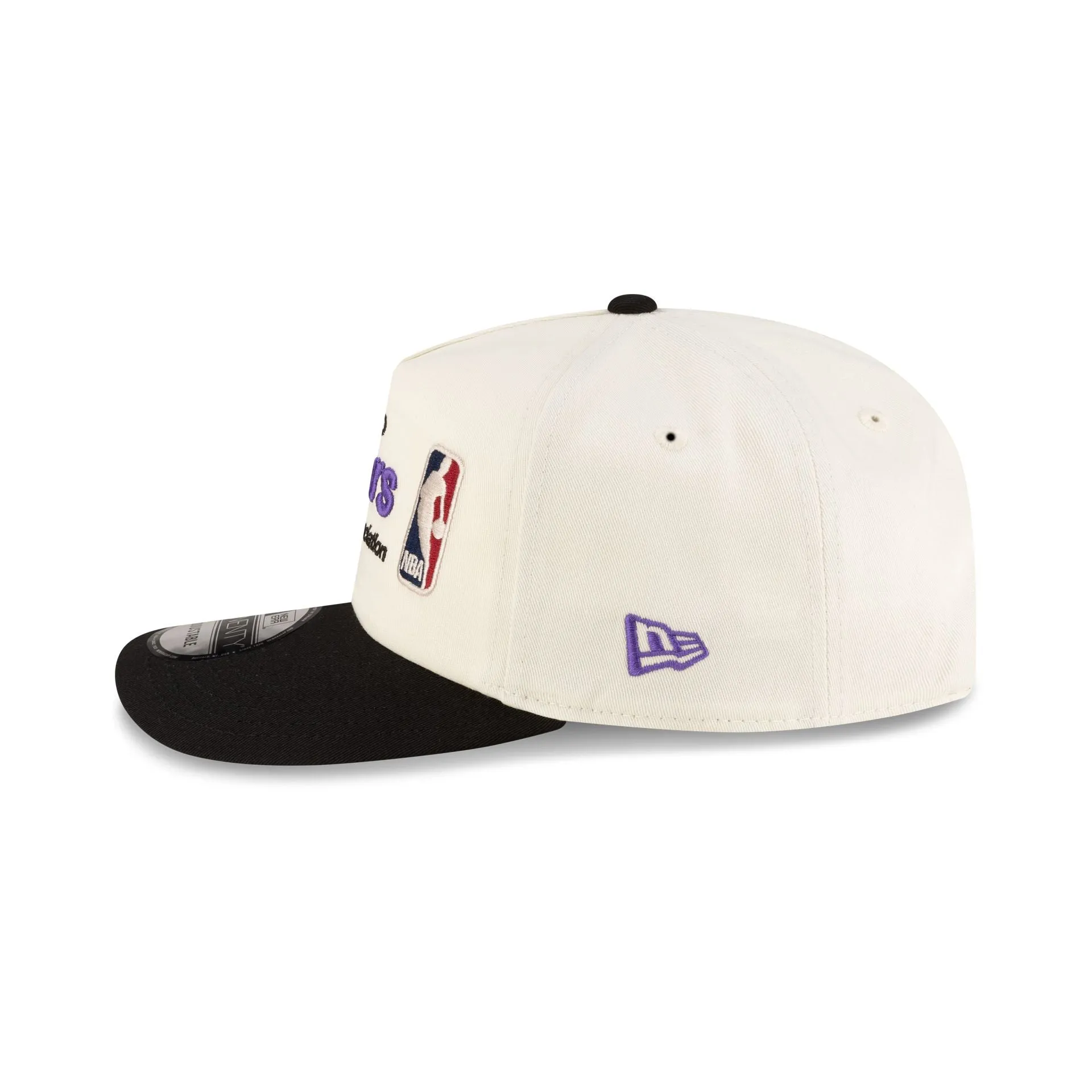 Toronto Raptors 1995-2008 Hardwood Classics Sign Stack Chrome White 19TWENTY Adjustable Hat sold by New Era product image thumbnail 5