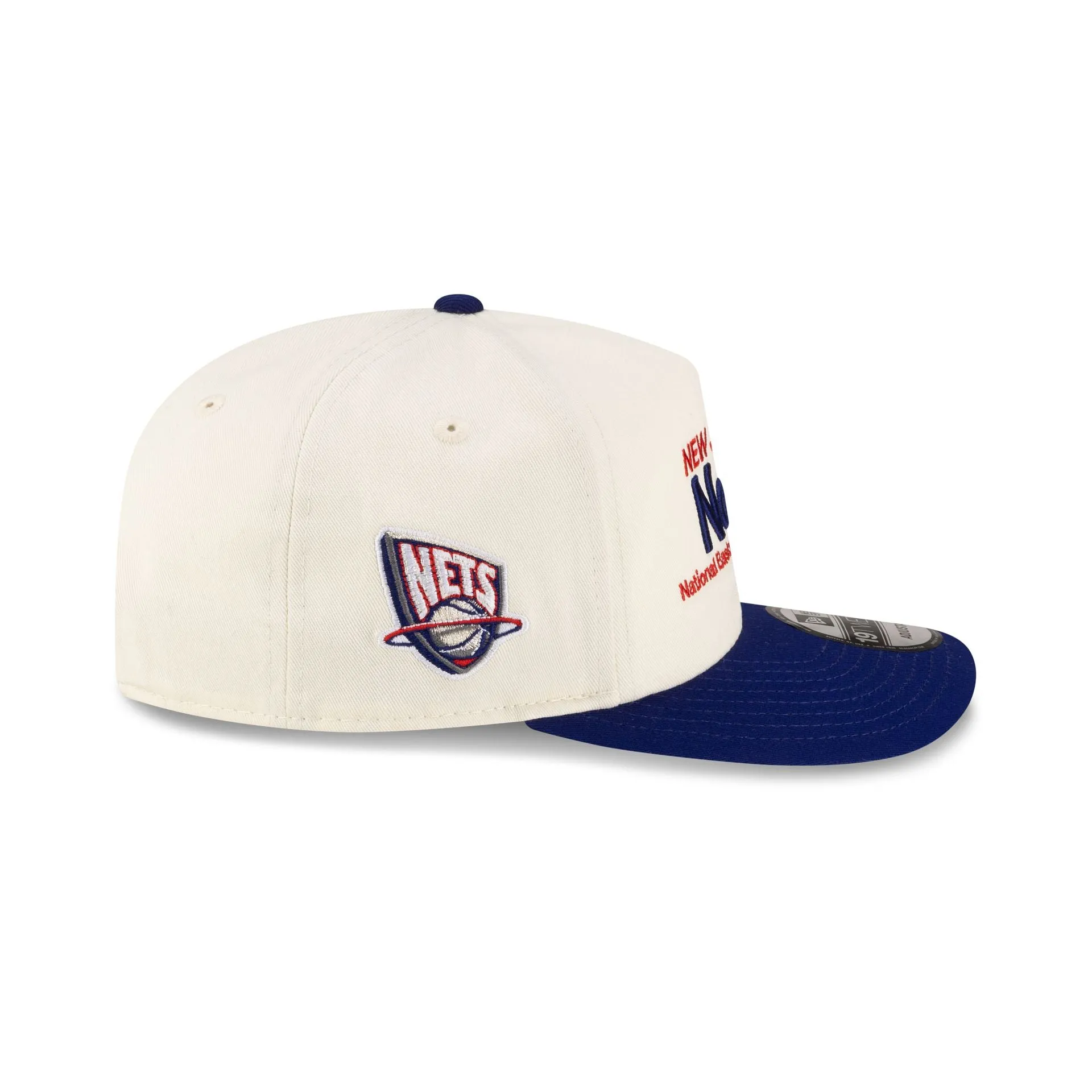New Jersey Nets 1997-2012 Hardwood Classics Sign Stack Chrome White 19TWENTY Adjustable Hat sold by New Era product image thumbnail 4