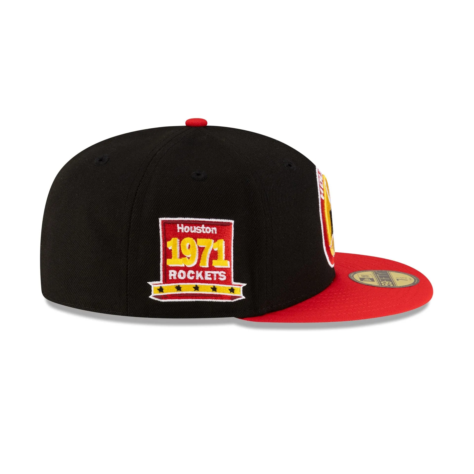 Houston Rockets 1972-1995 Hardwood Classics Black 59FIFTY Fitted Hat sold by New Era product image thumbnail 4
