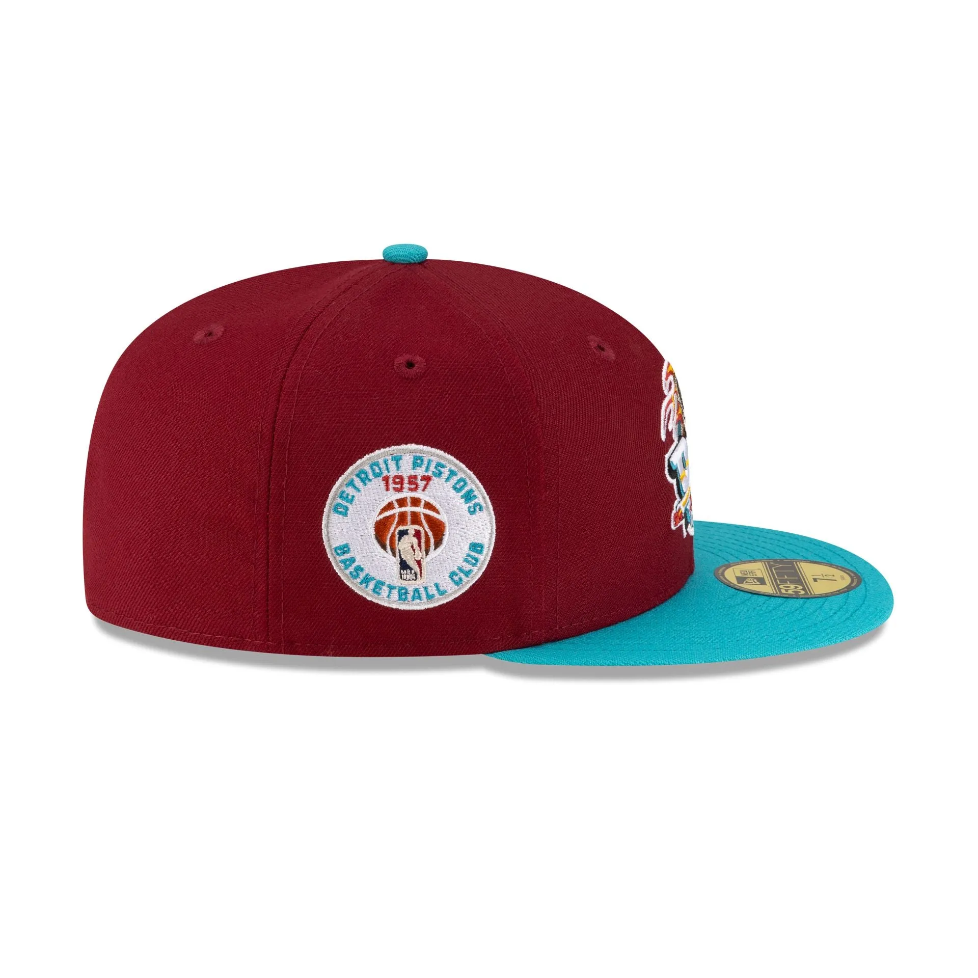 Detroit Pistons 1996-2001 Hardwood Classics Express 59FIFTY Fitted Hat sold by New Era product image thumbnail 4