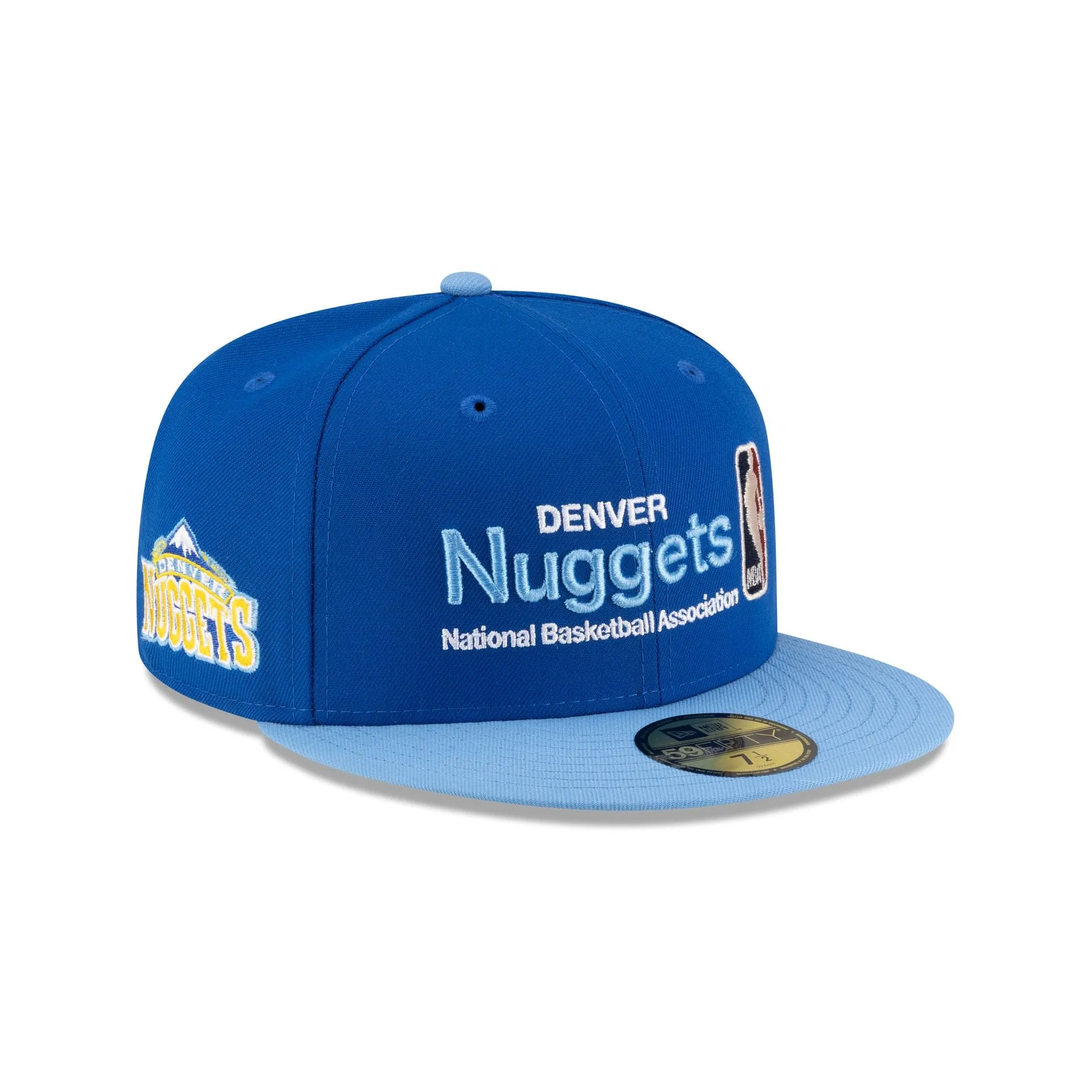 Denver Nuggets 2008-2018 Hardwood Classics Sign Stack 59FIFTY Fitted Hat sold by New Era
