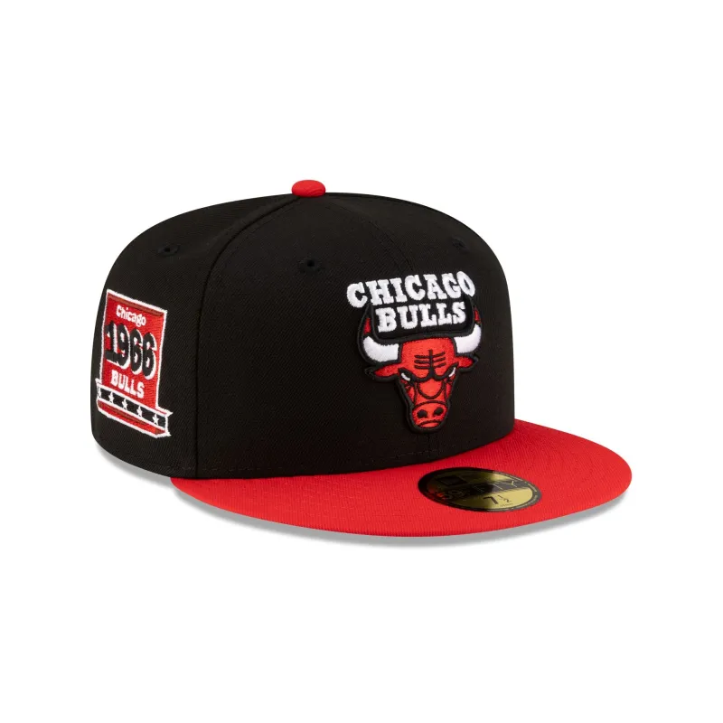 Chicago Bulls 1966-Present Hardwood Classics Black 59FIFTY Fitted Hat made by New Era