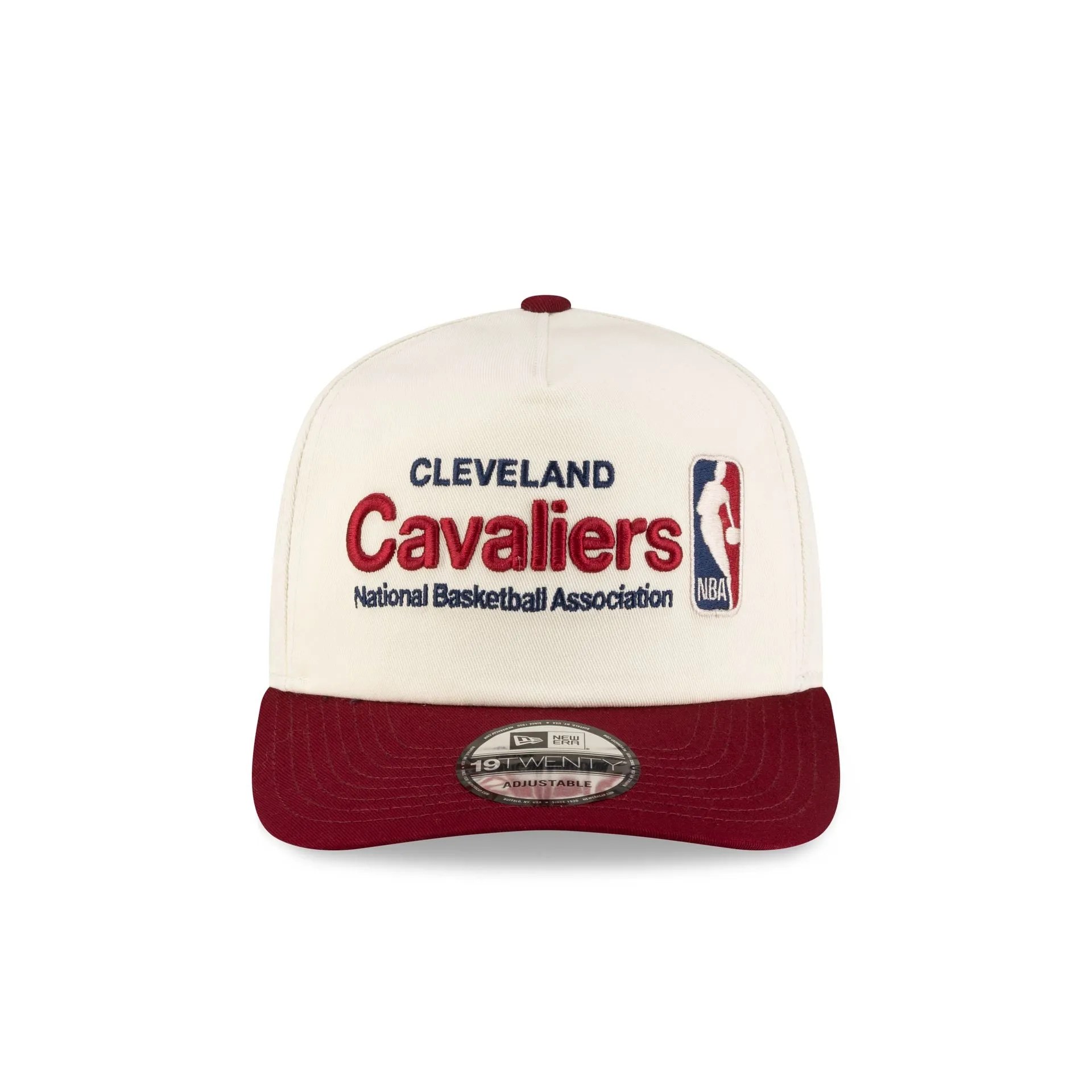 Cleveland Cavaliers 2010-2017 Hardwood Classics Sign Stack Chrome White 19TWENTY Adjustable Hat sold by New Era product image thumbnail 2
