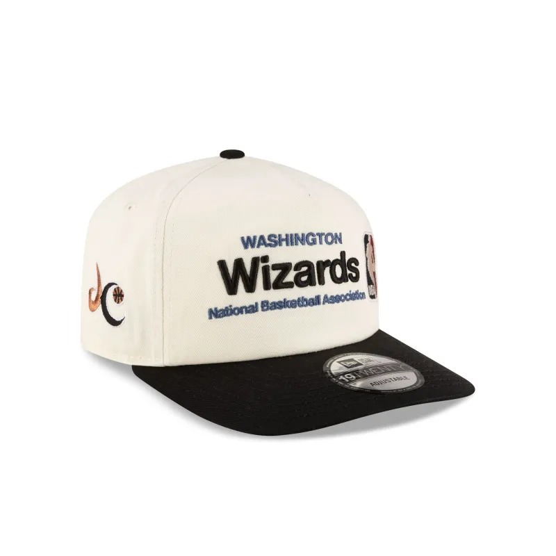 Washington Wizards 1997-2011 Hardwood Classics Sign Stack Chrome White 19TWENTY Adjustable Hat sold by New Era