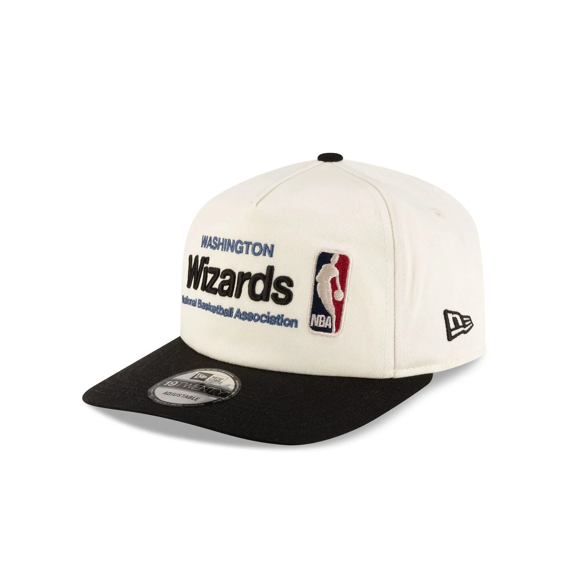 Washington Wizards 1997-2011 Hardwood Classics Sign Stack Chrome White 19TWENTY Adjustable Hat sold by New Era product image thumbnail 3