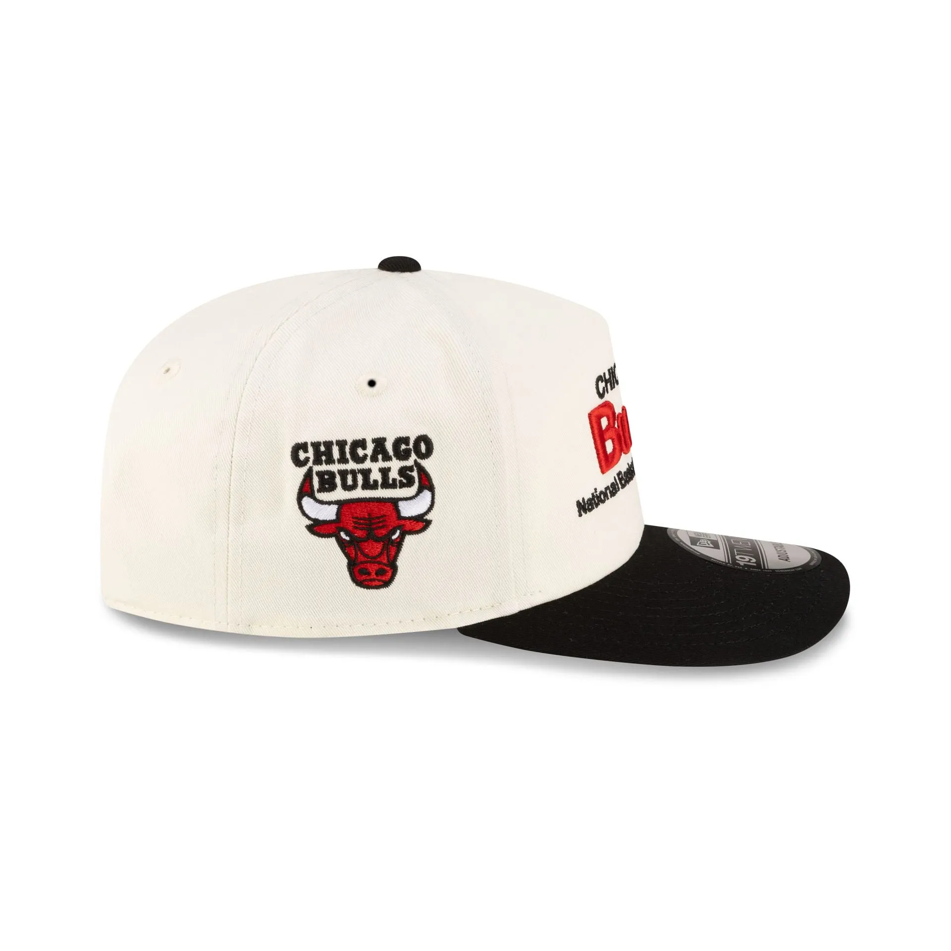 Chicago Bulls 1966-Present Hardwood Classics Sign Stack Chrome White 19TWENTY Adjustable Hat sold by New Era product image thumbnail 4